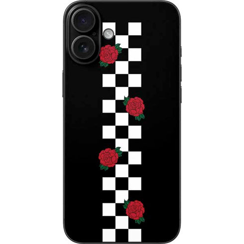Rose Checkerboard iPhone 16 Plus Skin